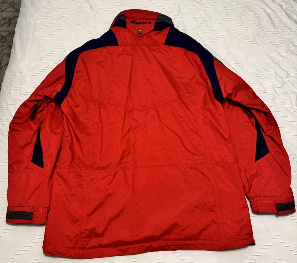 Chaqueta de esquí Nordica Vertech 1994 roja vintage nueva con etiquetas *Hermosa chaqueta* Foto 2 de 4