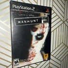 Manhunt PS2 No Manual Rockstar Untested