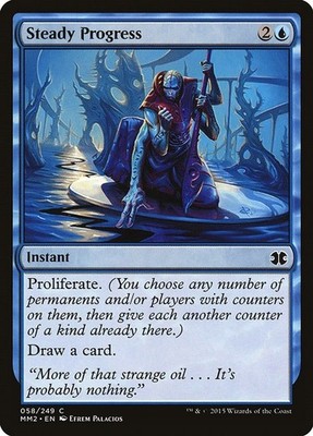 Steady Progress #58 *Foil* (MP) Modern Masters 2015 (MM2) MTG