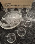 Vintage Federal Glass Company Homestead Snack Set 12 Piece Set