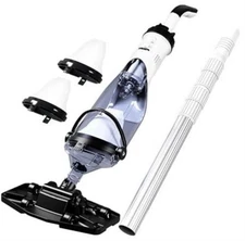 2025Upgraded Cordless Pool Vacuum for Above Ground Pool 19.5 GPM