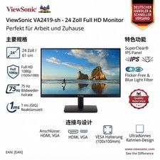 ViewSonic 24" Full HD LED-Monitor