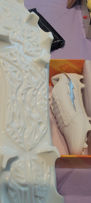 Cornelius Enzo Football Cleats | Platinum White | Size 14 Men New