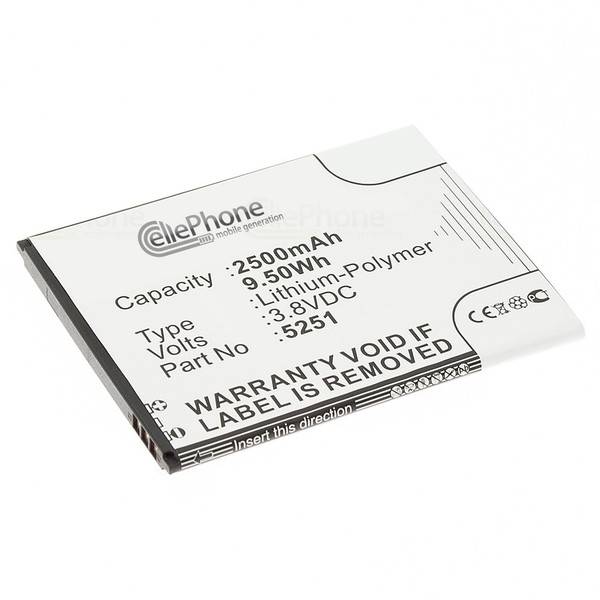 3,8V Akku FüR Wiko Pulp 3G 4G Rainbow Jam Robby - Tommy 4G - 5251 - 2500Mah-image