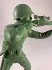 WWII USA ARMY FIGURE -LOUIS MARX - VTG ORIGINAL 1963 GREEN SNIPER