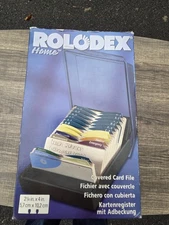 Rolodex Home Covered Card File Index Storage #67334 NEW 2.5" X 4" Vintage 1999