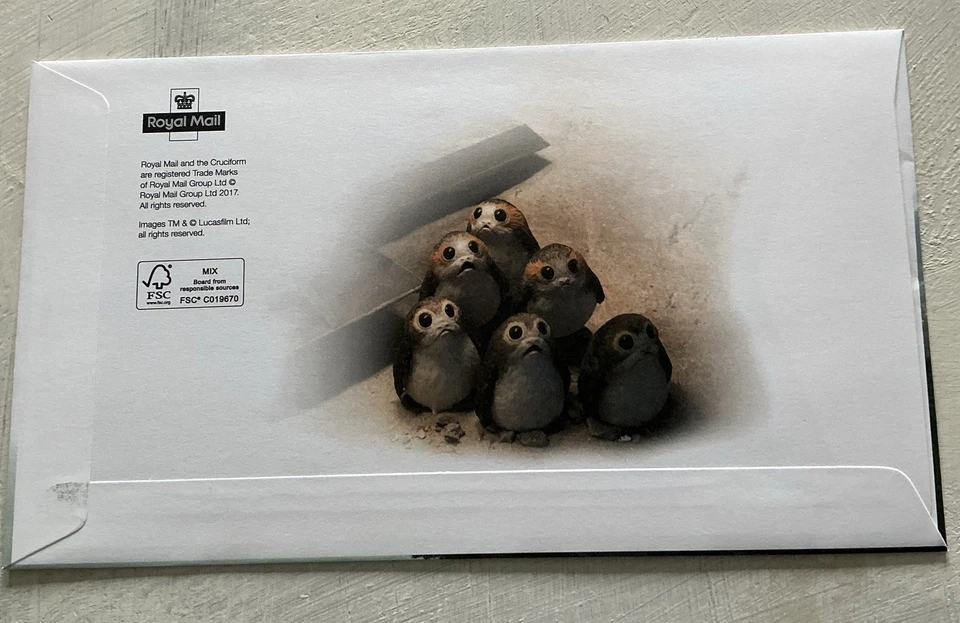 GB QEII 2017 Star Wars Machin Booklet RM FDC R2-D2 Astromech Droid SHS Rare - Image 3 of 4