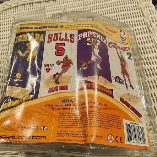 2003 McFarlane NBA Series 4 Indiana Pacers Jermaine O’Neal Yellow Jersey - Bild 11 von 11