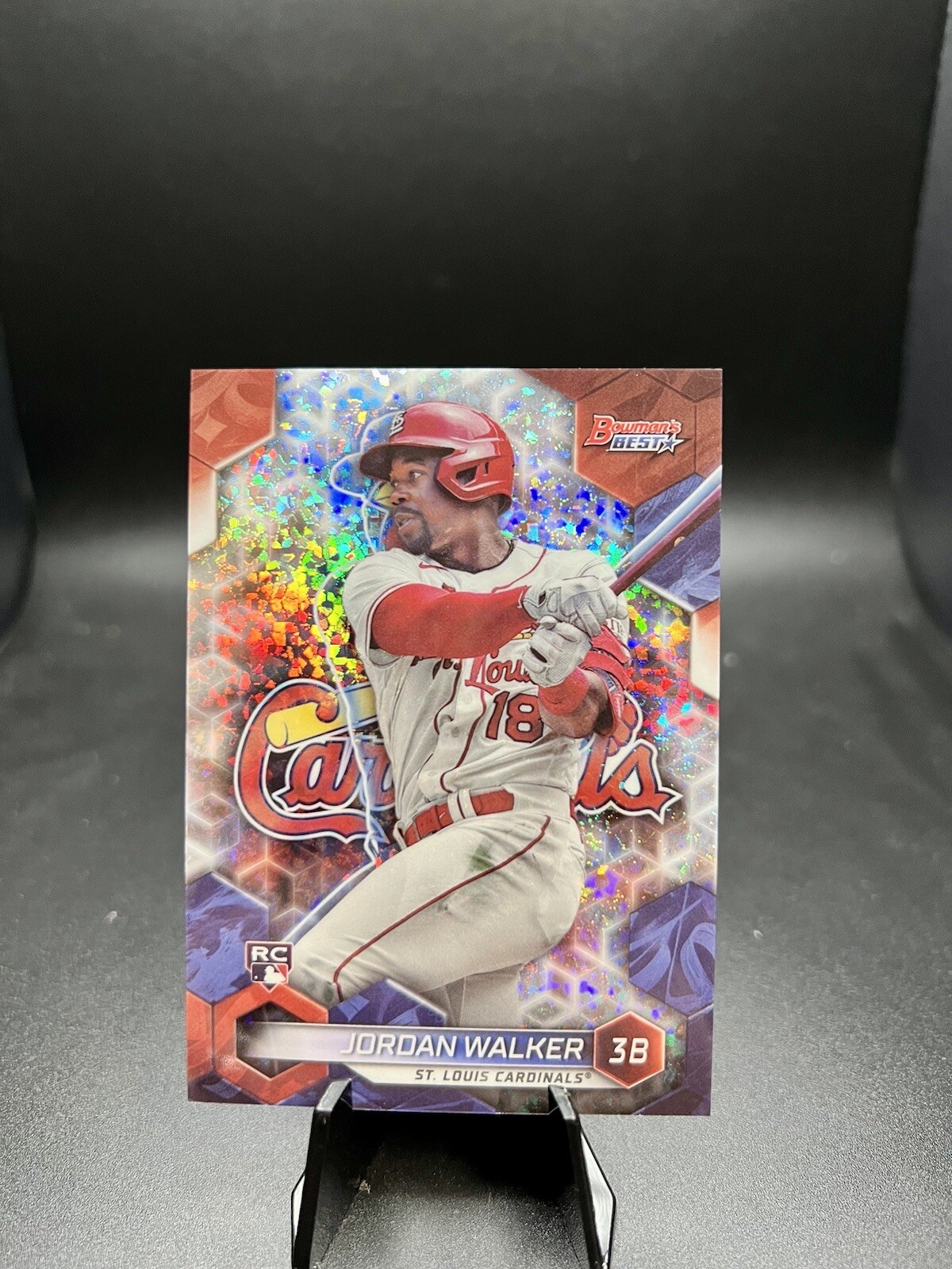 2023 Bowmans Best Jordan Walker Mini-Diamond Refractor Rookie RC #/299 Cardinals