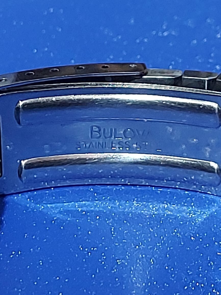 18mm Vintage Bulova Watch Stainless Steel Bracelet 18mm Solid Linked