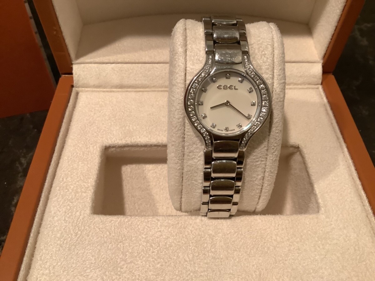 Ebel Beluga Stainless Steel & Diamond Ladies Watch 9003N18  display picture 2