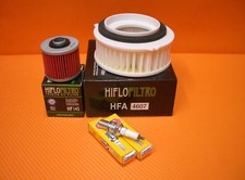 Luftfilter Ölfilter Zündkerze Wartungskit Yamaha XVS 650 Drag Star