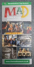 Mechanical Art & Design Museum (Warwickshire) Gatefold flyer - MAD