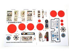 Kenner B-WING BWING FIGHTER Vintage Star Wars replacement Sticker set + BONUSES 