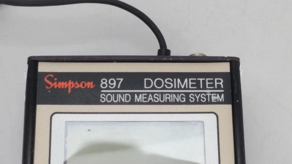 Sistema de medição de som AS-IS Simpson modelo 897 SEM RETORNO - Imagem 3 de 4