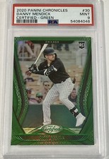 GREEN Danny Mendick Rookie RC 2020 Chronicles Certified #30 PSA 9 MINT