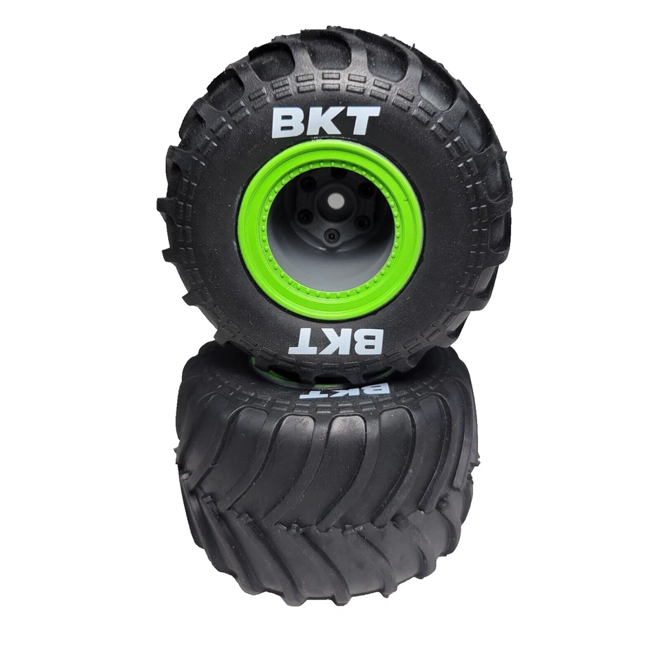 Neumáticos y ruedas Losi Mini LMT 1/18 BKT verdes premontados/pegados LOS41045 Foto 2 de 4