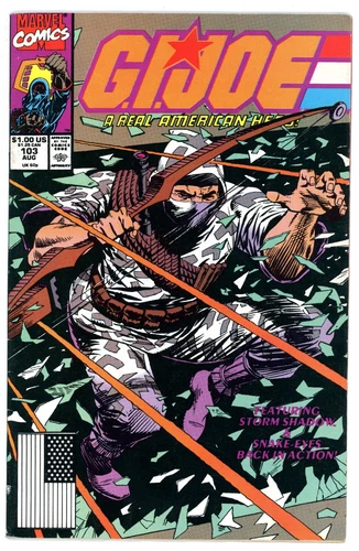 G.I. Joe: A Real American Hero #103 – Lee Weeks cover 🟥🔲🟦FINE or better