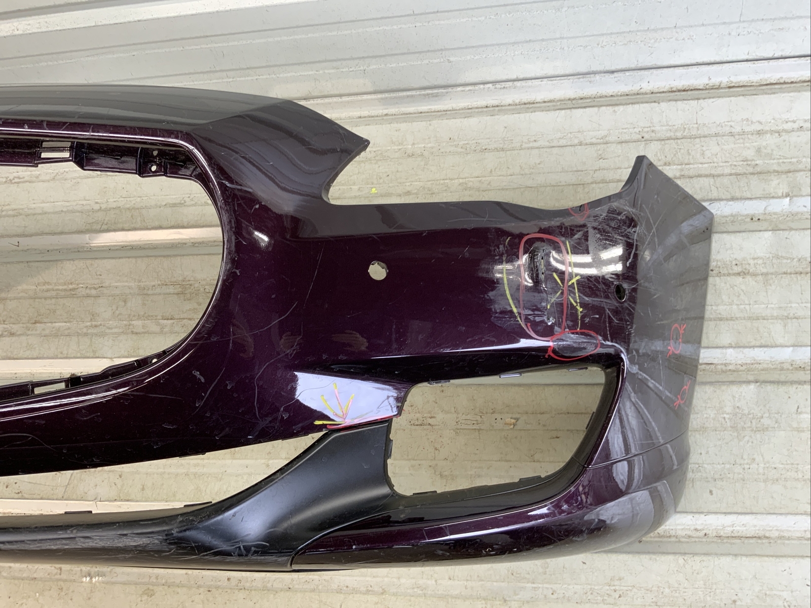2014-2016 Maserati Quattroporte Front Bumper CoverOEM Holes Sensor “LOCAL PICK U