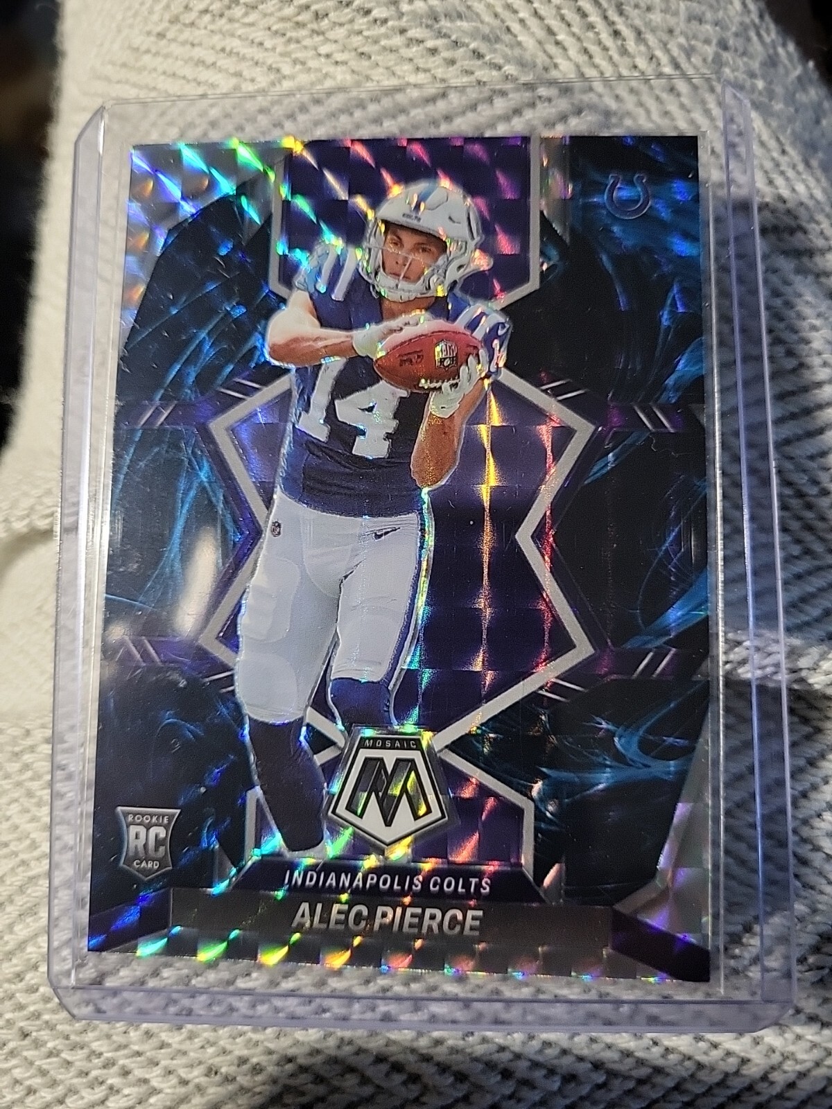 Alec Pierce 2022 Panini Mosaic GENESIS Prizm #329 RC Colts Rookie SP