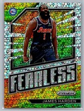 2022-23 Prizm Fearless Prizms Fast Break James Harden #21 Philadelphia 76ers