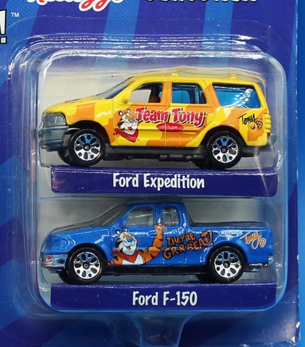 VINTAGE MATCHBOX KELLOGG's COLLECTION FROSTED FLAKES 2 pk DIECAST FORD 2001 - Picture 2 of 2