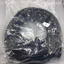 Patio Mister, W/ Nozzles 18M/ 59 Ft, Ties, 2 Extra Nozzles, Metal Hose Adapter