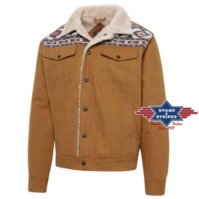 Canvasjacke "Carson" mit Schafspelzimitat - Bild 1 von 4
