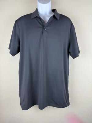 Lululemon Polo Shirt Mens XL Performance Short Sleeve Golf Gray