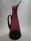 Blenko Art Glass 976 purple amethyst 19.25” Archtectural Pitcher Mid century vtg