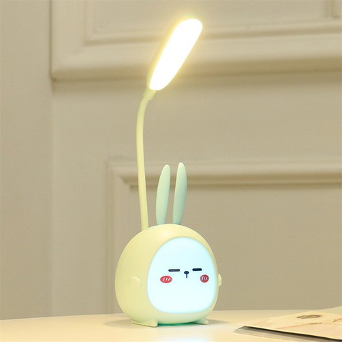 LED Portable Cute Rabbit Table Lamp Reading Night Light USB Rechargable NEW - Picture 5 of 11
