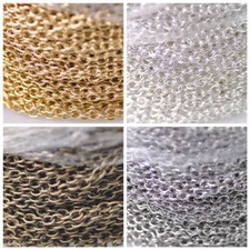5 Meters Gold/Silver/Brown/Platinum Iron Metal Chains Necklace Jewelry Making