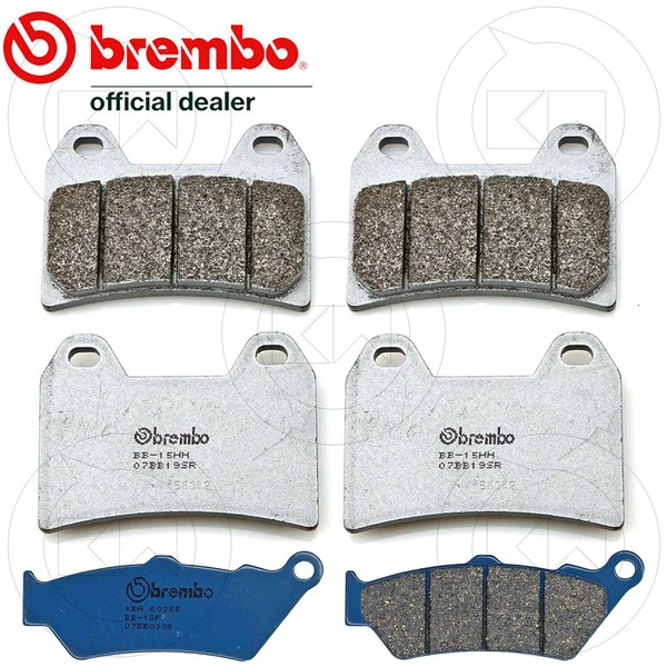 BremsbeläGe Brembo Vorder + Hinter Moto Guzzi Sport Abs 1200 2006-image