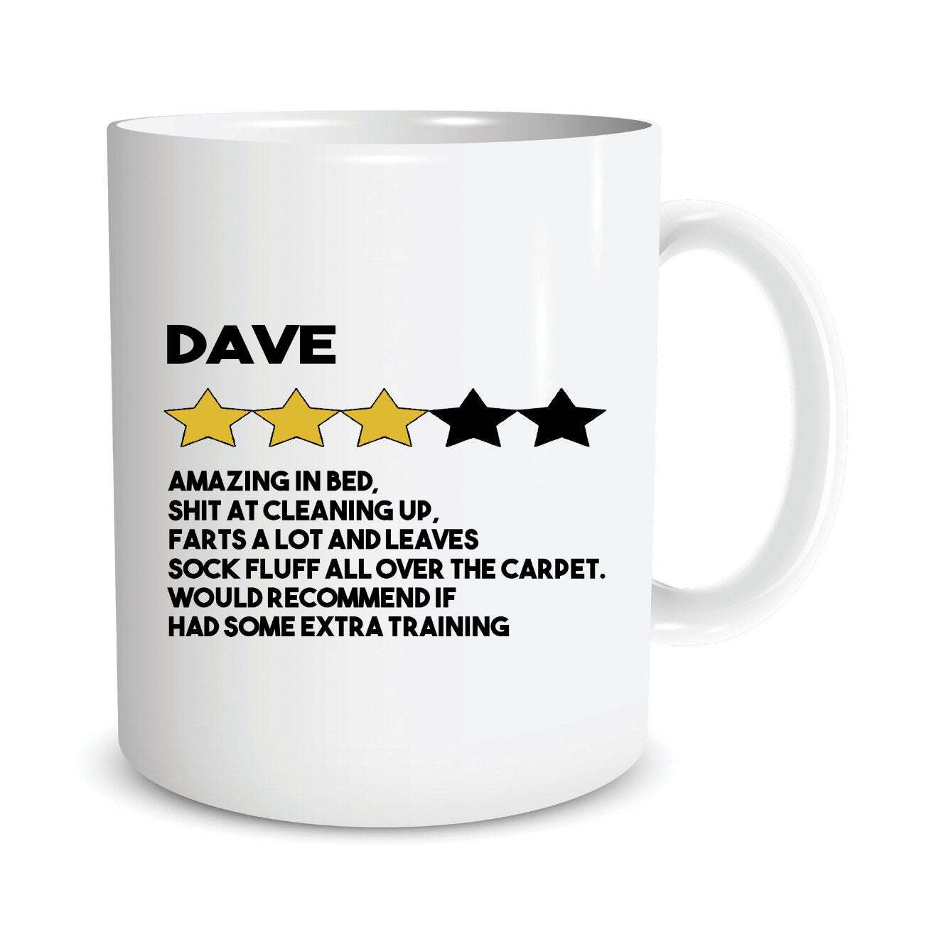 Funny Personalised Custom Coffee Mugs Anniversary Gift Birthday Present Star