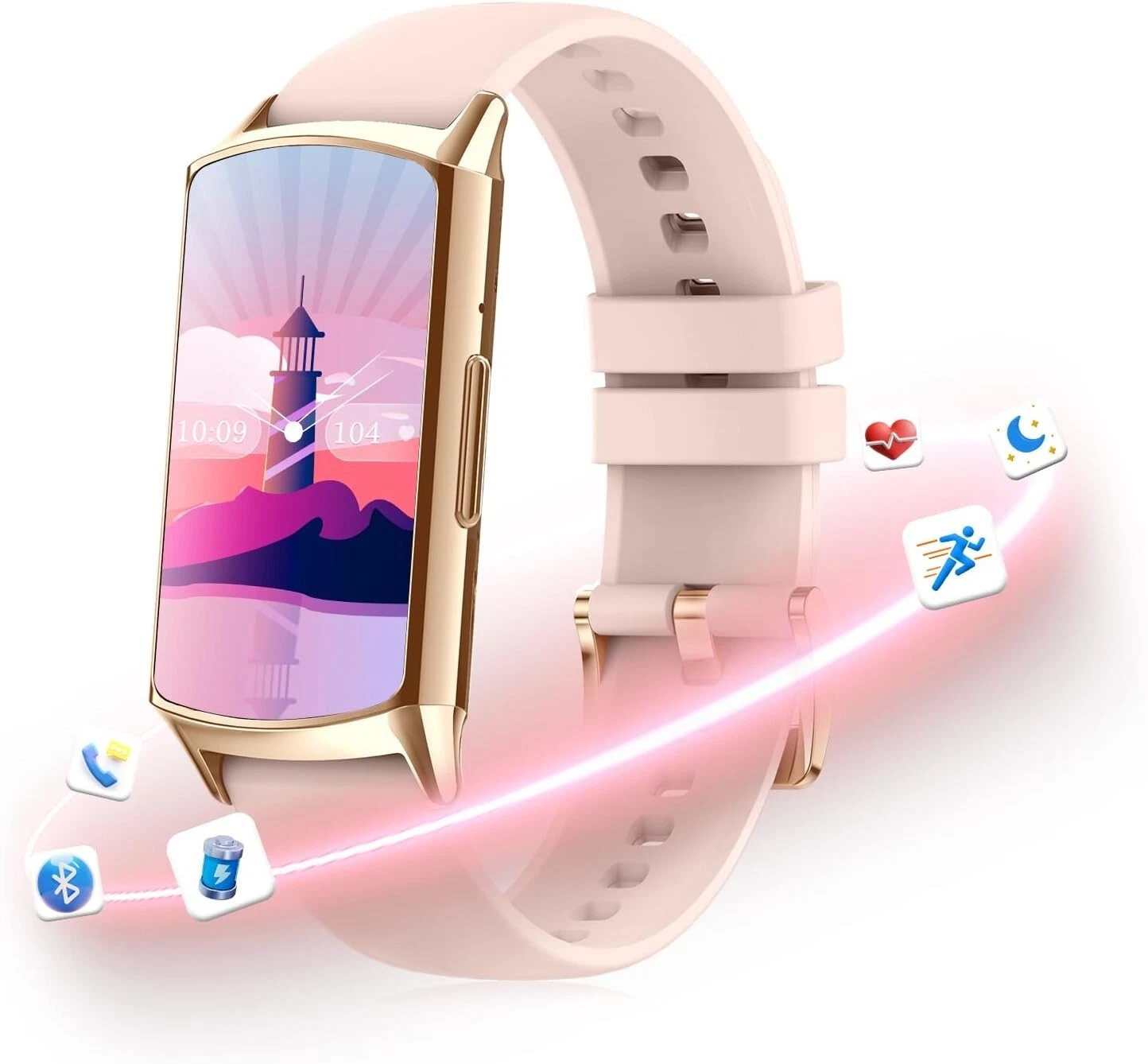 Smart Watch Women with Phone Function Wristwatch Watch for iPhone Samsung Huawei