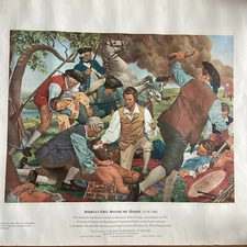 America’s First Apothecary General (1775-1783) 1954 Parke, Davis & Company Print