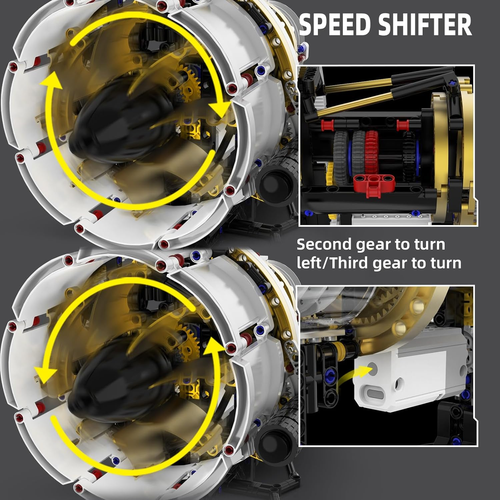 Build Your Own Turbojet Engine Model Kit 564 PCS STEM Toy For Teens & Adults - Picture 7 of 7