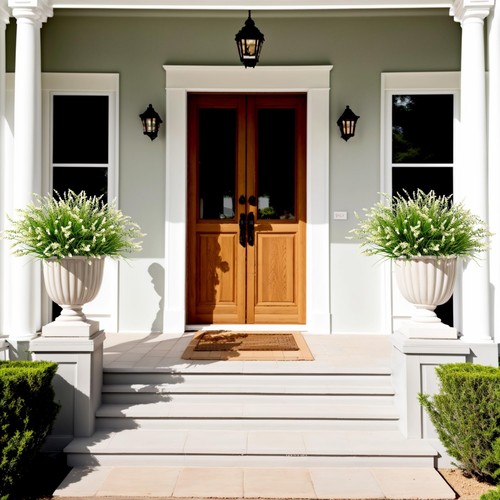 Artificial Faux Plants Outdoor Spirng Decorations, Summer Fake Monkey Grass f... - Picture 3 of 8