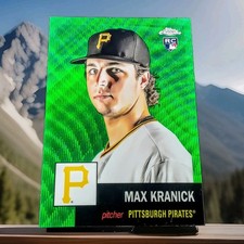2022 Chrome Platinum Anniversary Green Wave Refractor /99 Max Kranick Rookie RC