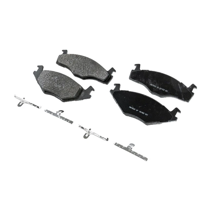 Conjunto de pastilhas de freio dianteiras 1985-1993 Volkswagen Golf Jetta Cabriolet Scirocco - Imagem 2 de 4