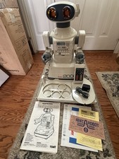 🔥Tested Read Details🔥 Tomy Omnibot 2000 W/Remote, Manual, Tray, Charging Cord