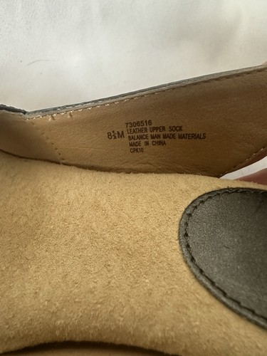 Softspots Neima SS0000104 Womens Pewter Nubuck Heeled Sandals Shoes 8.5 - Picture 5 of 5