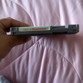 NES Game CLASH AT DEMONHEAD Nintendo Entertainment System! TESTED!