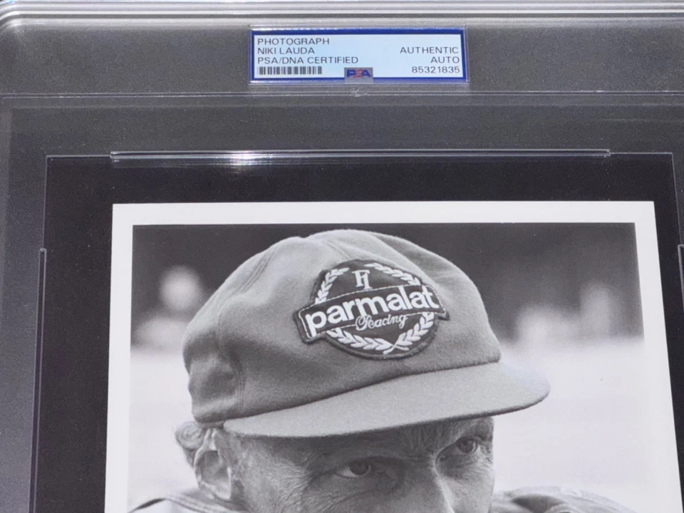 Niki Lauda "Ferrari & McLaren 3x F1 Champ" Signed Photograph Autograph Photo PSA - Image 3 of 4