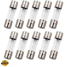 10 Pack F4AL Fast-Blow Fuse 4A 4 amp 125V Glass Fuses 0.2 x 0.78 inch / 5 x 2...