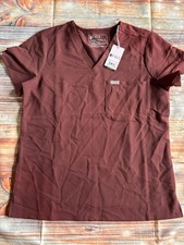 Figs Scrubs NWT Spiced Cider Catarina One Pocket Top Size Medium M