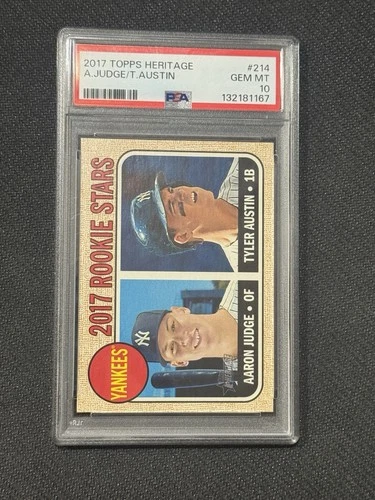 2017 Topps Heritage Aaron Judge Rookie PSA 10
