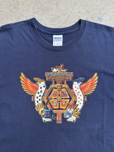 2010s Banjo Kazooie Treasure Hunters Video Game Tee Size XL 23.5x30.5 Navy Color