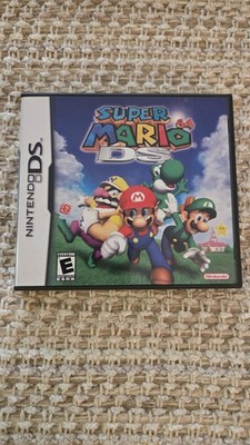 Super Mario 64 (Nintendo DS) Lite DSi XL 3DS 2DS w/Case & Manual, tested,working