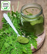 100% Pure Organic Moringa Oleifera Leaf Powder - Superfood for Healthy Body